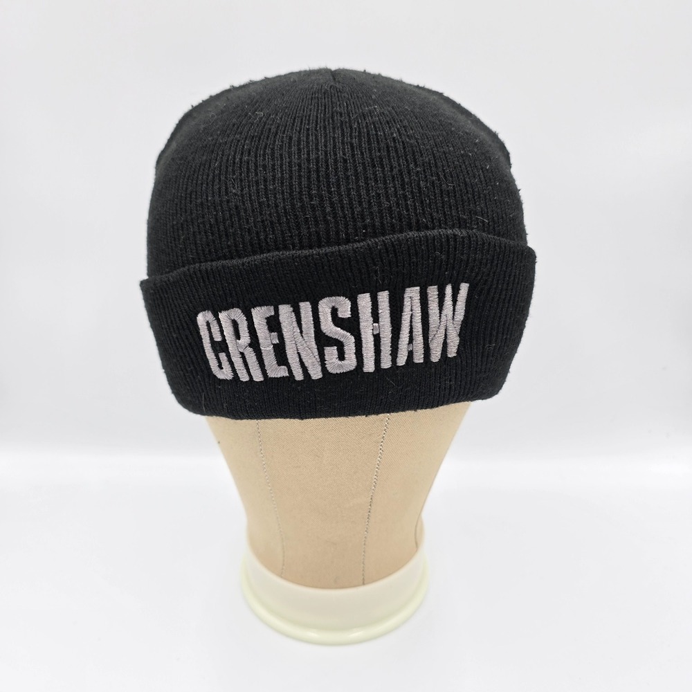 The Marathon Clothing TMC Crenshaw Beanie Black Nipsey Hussle LA Embroidered Hat